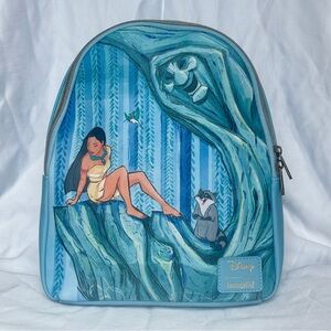 Loungefly Disney Blue Pocahontas Grandmother Willow Mini Backpack